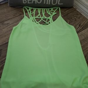 Naked Zebra green Tank